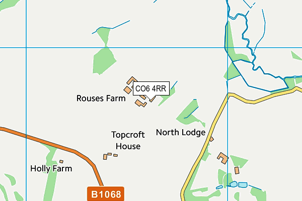 CO6 4RR map - OS VectorMap District (Ordnance Survey)