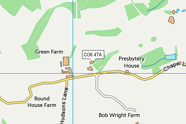 CO6 4TA map - OS VectorMap District (Ordnance Survey)