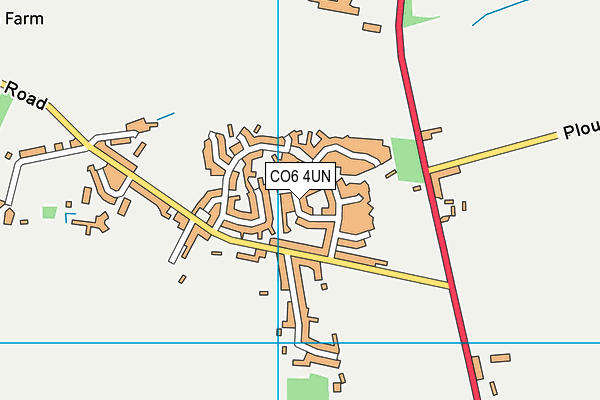 CO6 4UN map - OS VectorMap District (Ordnance Survey)