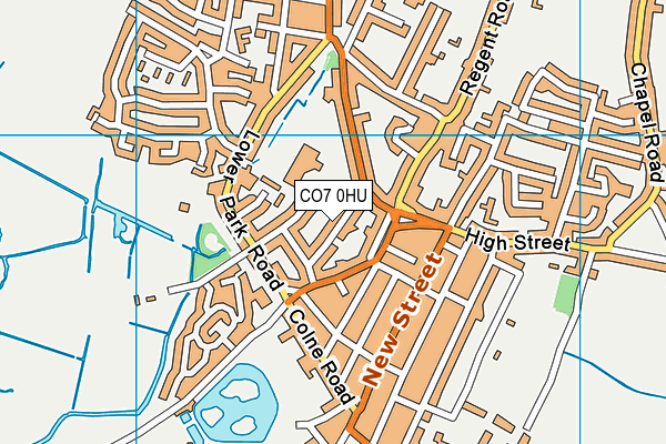 Brightlingsea Primary School and Nursery map (CO7 0HU) - OS VectorMap District (Ordnance Survey)