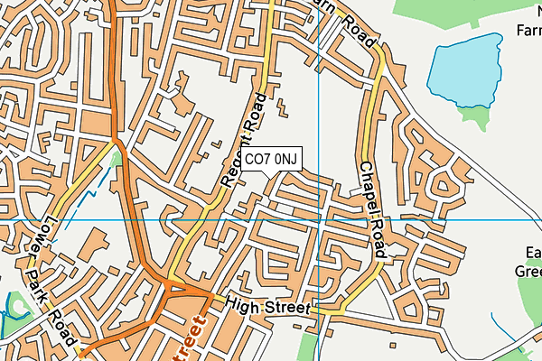 CO7 0NJ map - OS VectorMap District (Ordnance Survey)
