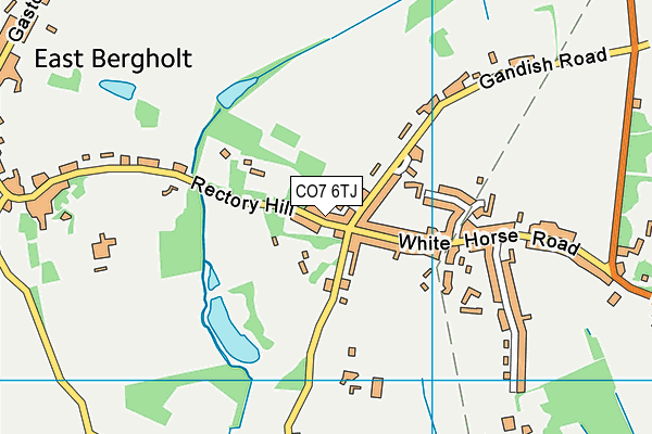 CO7 6TJ map - OS VectorMap District (Ordnance Survey)