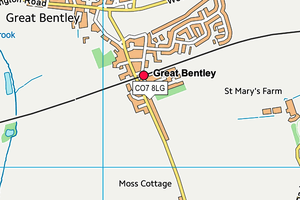 Map of BENTLEY AUTO & TYRE CENTRE LTD at district scale