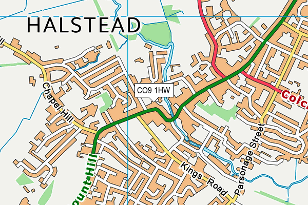 Map of D:FINE HALSTEAD LIMITED at district scale