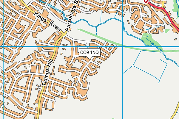 CO9 1NQ map - OS VectorMap District (Ordnance Survey)