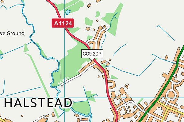 CO9 2DP map - OS VectorMap District (Ordnance Survey)