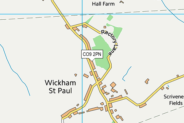 CO9 2PN map - OS VectorMap District (Ordnance Survey)