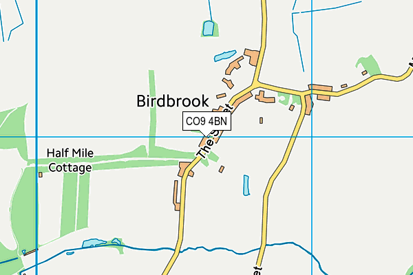 CO9 4BN map - OS VectorMap District (Ordnance Survey)