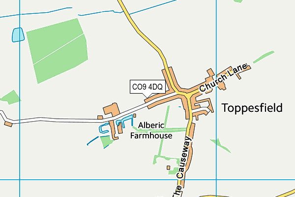 CO9 4DQ map - OS VectorMap District (Ordnance Survey)