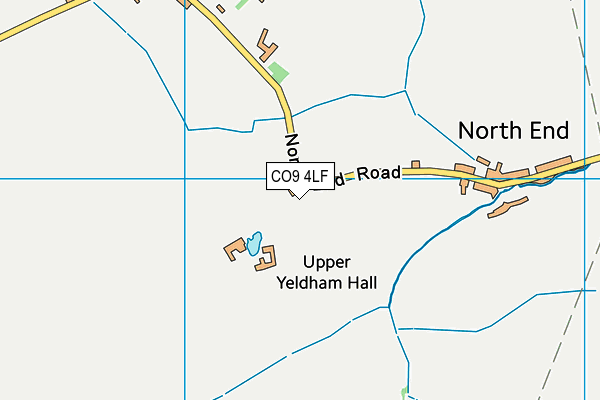 CO9 4LF map - OS VectorMap District (Ordnance Survey)