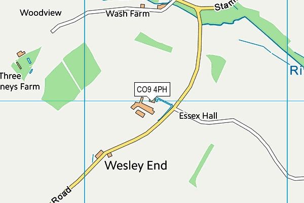 CO9 4PH map - OS VectorMap District (Ordnance Survey)