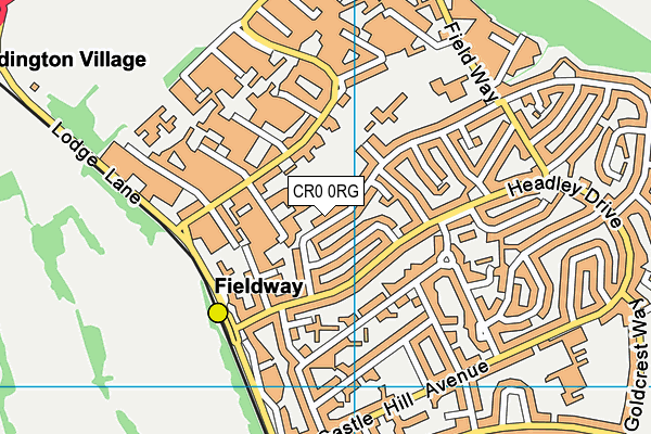 Good Shepherd Catholic Primary And Nursery School map (CR0 0RG) - OS VectorMap District (Ordnance Survey)