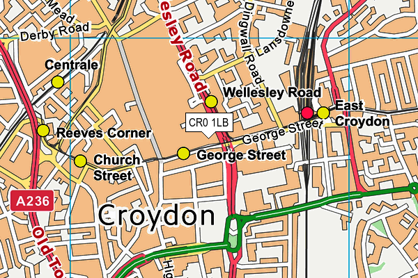 Map of RUSH ACADEMY COVENT GARDEN LIMITED at district scale