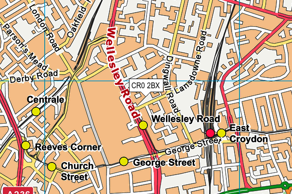 Map of TOWN TRADERS LTD at district scale