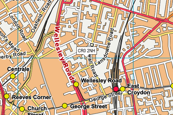 CR0 2NH map - OS VectorMap District (Ordnance Survey)