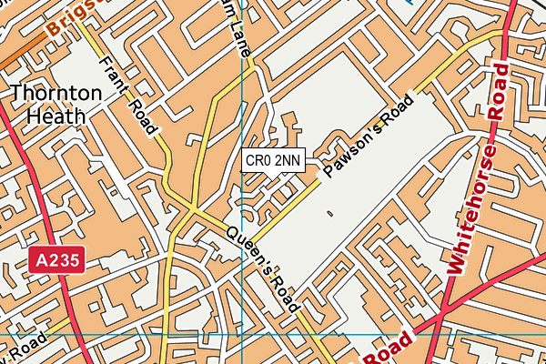 CR0 2NN map - OS VectorMap District (Ordnance Survey)