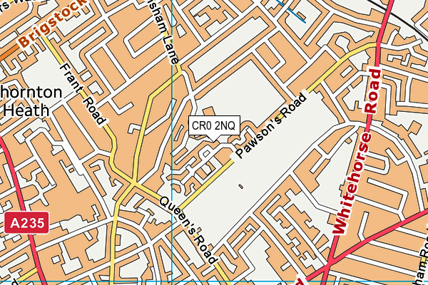 CR0 2NQ map - OS VectorMap District (Ordnance Survey)