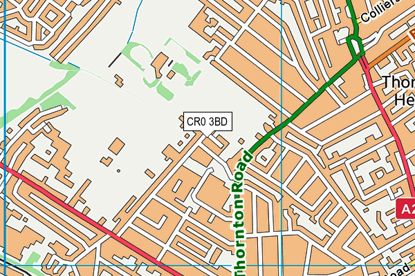 CR0 3BD map - OS VectorMap District (Ordnance Survey)