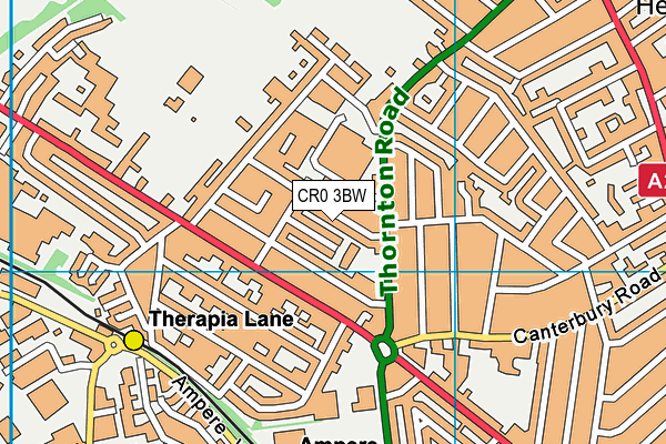 CR0 3BW map - OS VectorMap District (Ordnance Survey)