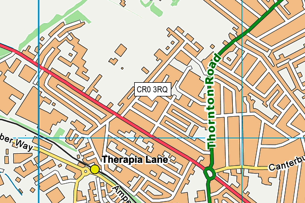 CR0 3RQ map - OS VectorMap District (Ordnance Survey)