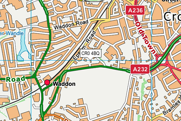 CR0 4BQ map - OS VectorMap District (Ordnance Survey)