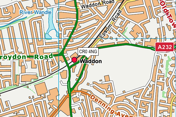 CR0 4NG map - OS VectorMap District (Ordnance Survey)