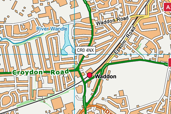 CR0 4NX map - OS VectorMap District (Ordnance Survey)