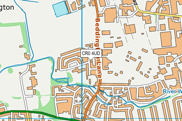 CR0 4UD map - OS VectorMap District (Ordnance Survey)