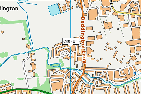 CR0 4UT map - OS VectorMap District (Ordnance Survey)