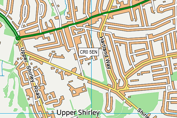 CR0 5EN map - OS VectorMap District (Ordnance Survey)