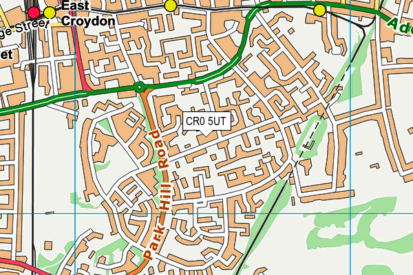 CR0 5UT map - OS VectorMap District (Ordnance Survey)