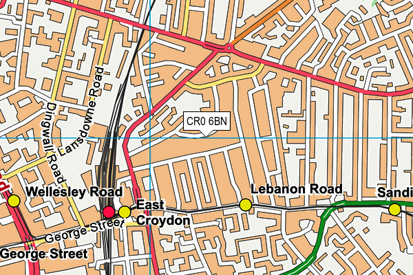 CR0 6BN map - OS VectorMap District (Ordnance Survey)