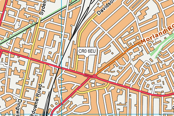 CR0 6EU map - OS VectorMap District (Ordnance Survey)