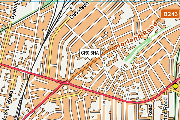 CR0 6HA map - OS VectorMap District (Ordnance Survey)