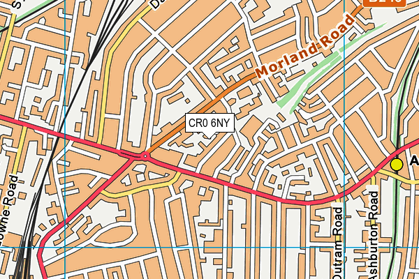 CR0 6NY map - OS VectorMap District (Ordnance Survey)