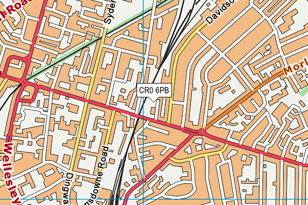 CR0 6PB map - OS VectorMap District (Ordnance Survey)