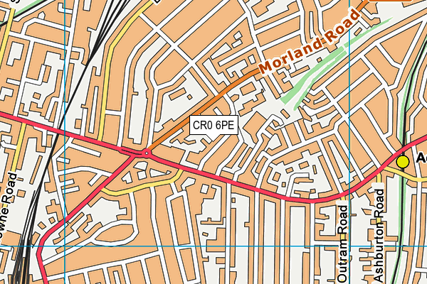 CR0 6PE map - OS VectorMap District (Ordnance Survey)