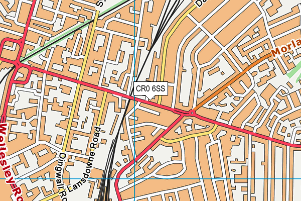 CR0 6SS map - OS VectorMap District (Ordnance Survey)