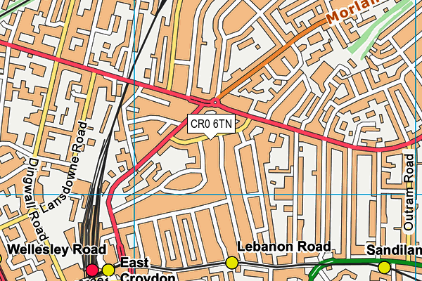 CR0 6TN map - OS VectorMap District (Ordnance Survey)