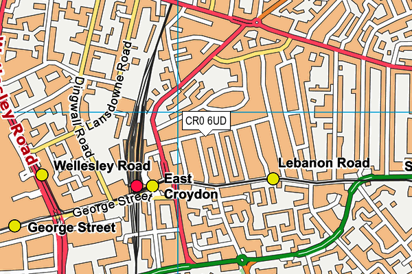 CR0 6UD map - OS VectorMap District (Ordnance Survey)