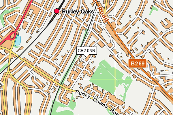 CR2 0NN map - OS VectorMap District (Ordnance Survey)