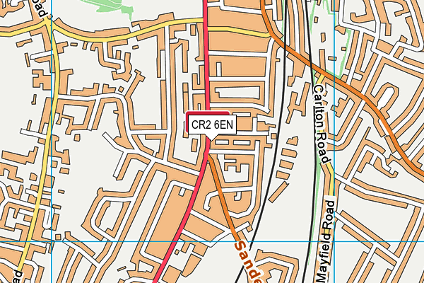 CR2 6EN map - OS VectorMap District (Ordnance Survey)