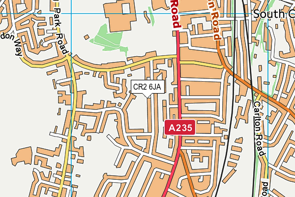Map of 54 AVONDALE ROAD (CROYDON) LIMITED at district scale