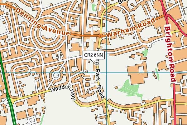 CR2 6NN map - OS VectorMap District (Ordnance Survey)