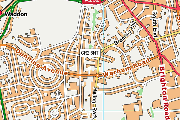 CR2 6NT map - OS VectorMap District (Ordnance Survey)