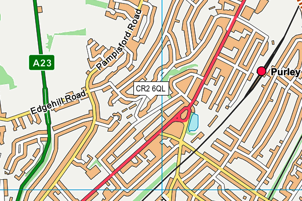 CR2 6QL map - OS VectorMap District (Ordnance Survey)