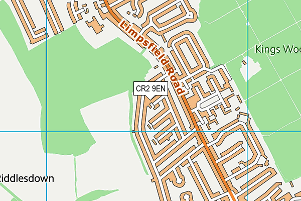 CR2 9EN map - OS VectorMap District (Ordnance Survey)