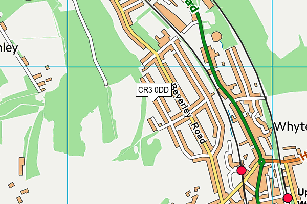 CR3 0DD map - OS VectorMap District (Ordnance Survey)