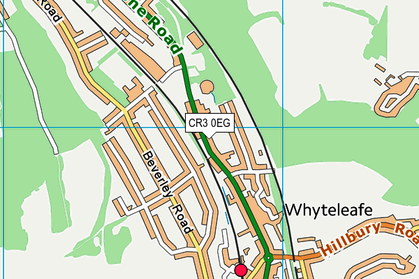 CR3 0EG map - OS VectorMap District (Ordnance Survey)