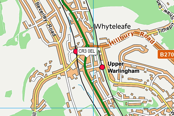 Map of WHYTELEAFE COFFEE SHOP LIMITED at district scale